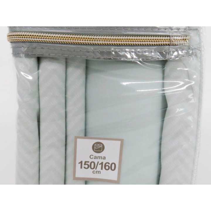 Conjunto de lençóis Velvelina Burrito Blanco Vilma Verde | Calor máximo | lençóis de inverno