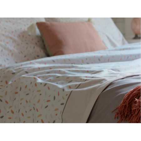 Conjunto de lençóis Velvelina Burrito Blanco Veira Bege| Calor máximo | lençóis de inverno 2