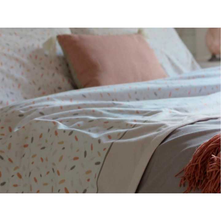 Conjunto de lençóis Velvelina Burrito Blanco Veira Bege| Calor máximo | lençóis de inverno