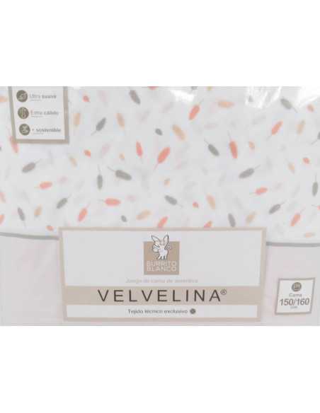 Juego de sábanas Burrito Blanco Velvelina Veira Beige| Máxima calidez