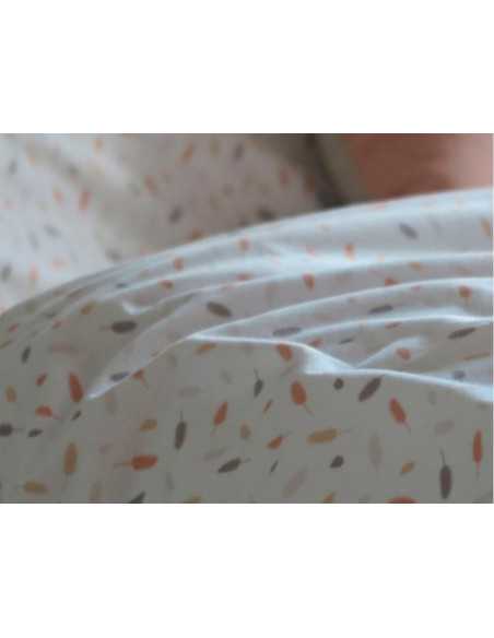 Conjunto de lençóis Velvelina Burrito Blanco Veira Bege| Calor máximo | lençóis de inverno