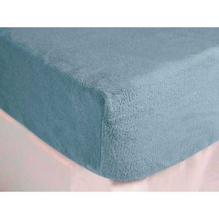 Sábana Bajera Coralina Azul| Sábana bajera polar | Revitex