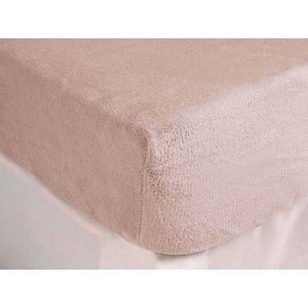 Lençol ajustável Coralina rosa | Folha de fundo polar | Revitex