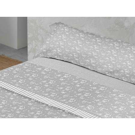 Conjunto de Lençóis Cinza Zelinda| Lençóis baratos em todos os tamanhos | Revitex 2