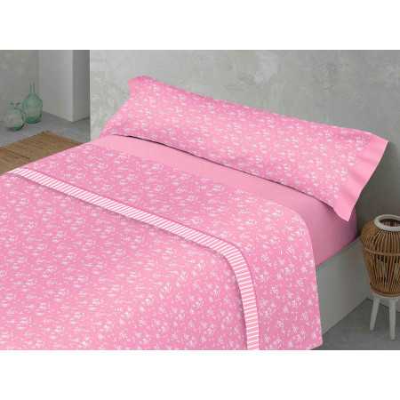 Juego Sábanas Zelinda Malva | Sábanas baratas en todas las medidas | Revitex