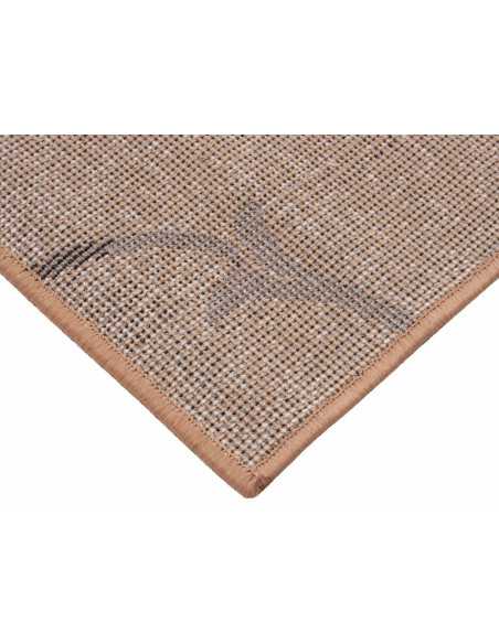 Alfombra pelo Leonor Beige| Alfombra estampada salón y dormitorio | Revitex