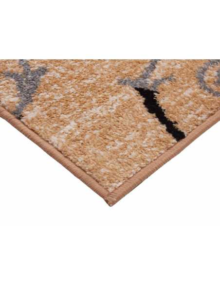 Alfombra pelo Leonor Beige| Alfombra estampada salón y dormitorio | Revitex