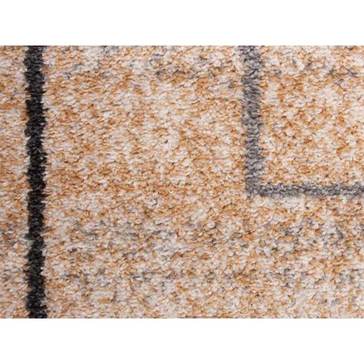 Tapete pelo Nerea Bege| Tapete estampado sala de estar e quarto | Revitex