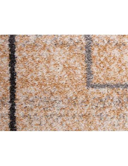 Alfombra pelo Nerea Beige| Alfombra estampada salón y dormitorio | Revitex