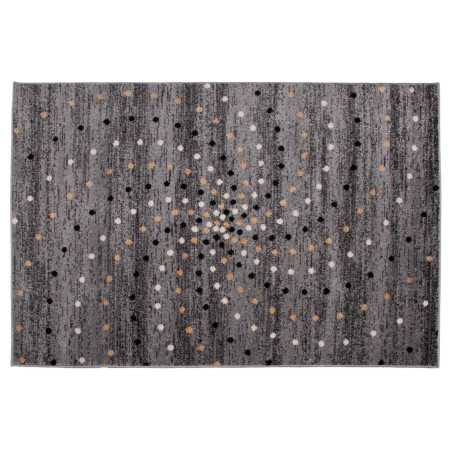 Tapete pelo Rosalia Cinza | Tapete estampado sala de estar e quarto | Revitex 2