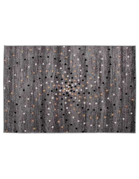 Tapete pelo Rosalia Cinza | Tapete estampado sala de estar e quarto | Revitex