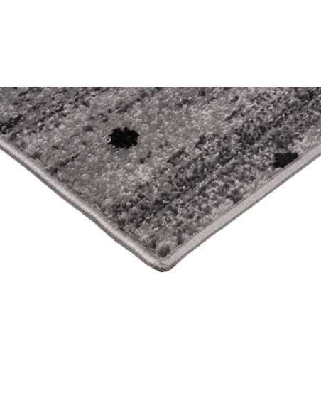 Tapete pelo Rosalia Cinza | Tapete estampado sala de estar e quarto | Revitex