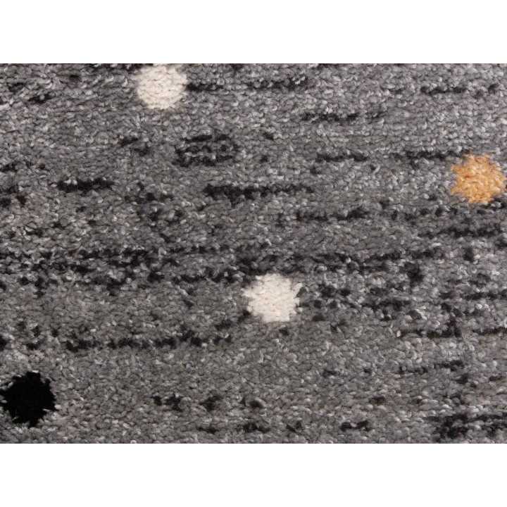 Alfombra pelo Rosalia Gris | Alfombra estampada salón y dormitorio | Revitex