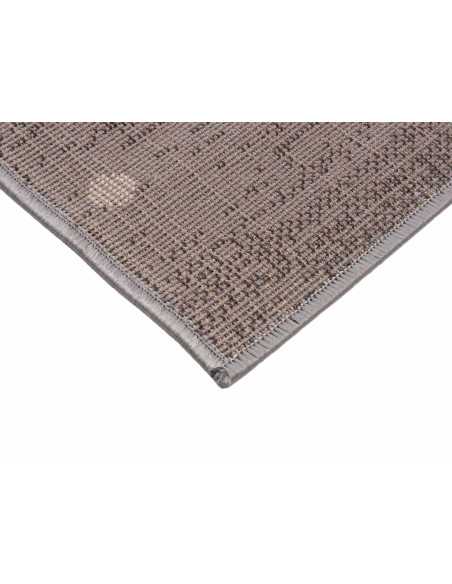 Tapete pelo Rosalia Cinza | Tapete estampado sala de estar e quarto | Revitex