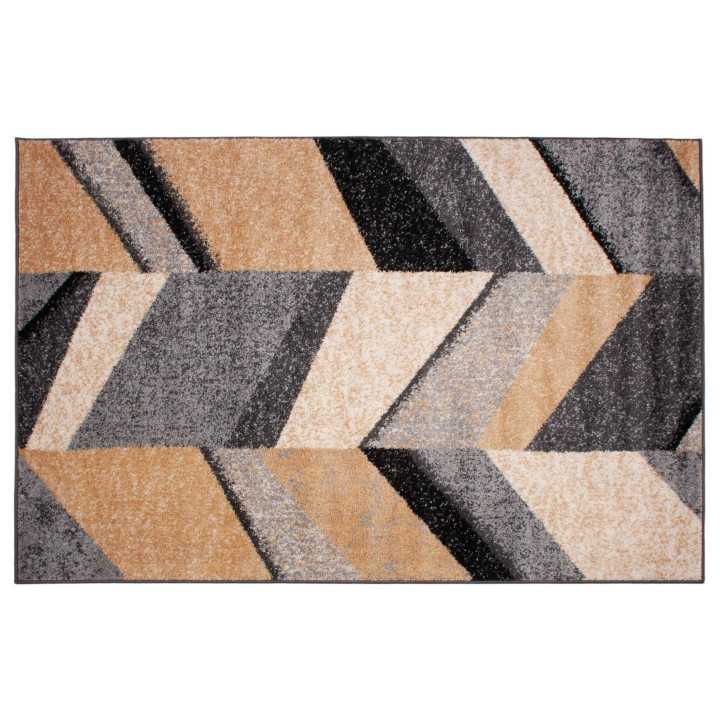 Alfombra pelo Yolanda Gris | Alfombra estampada salón y dormitorio | Revitex