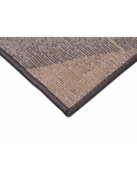 Tapete pelo Yolanda Cinza | Tapete estampado sala de estar e quarto | Revitex