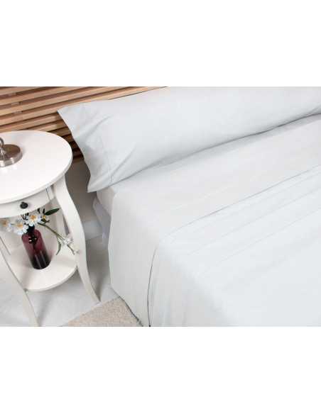 Conjunto de folha lisa branca