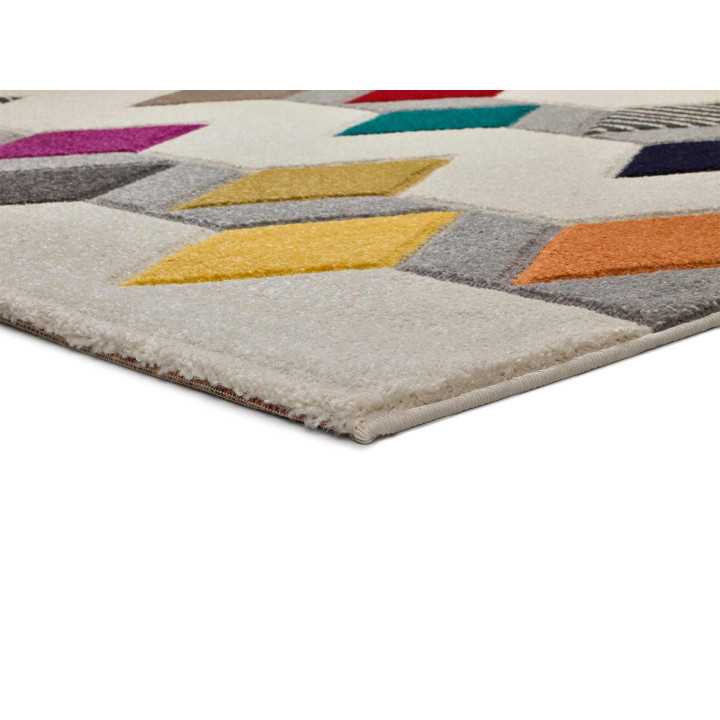 Alfombra Boutique Rombos | Alfombra pelo corto con dibujo de rombos | Revitex