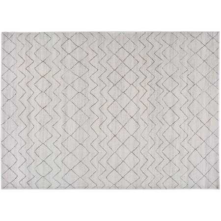 Alfombra Berlin Zigzag Gris | Alfombra de pelo corto estampada | Revitex 2