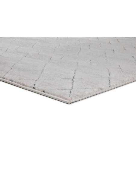 Alfombra Berlin Zigzag Gris | Alfombra de pelo corto estampada | Revitex