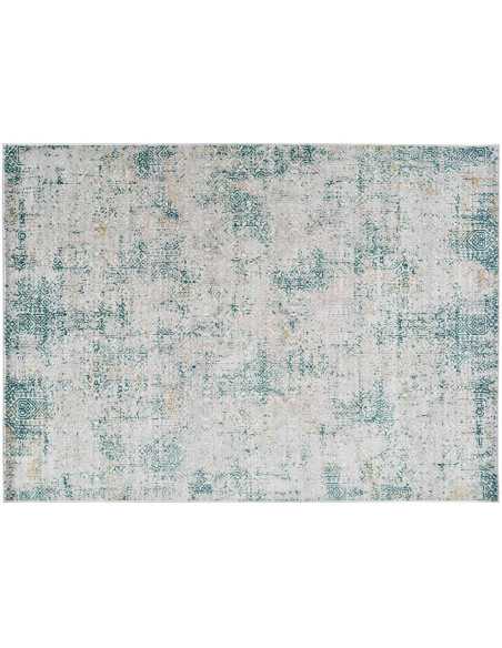 Tapete Kylie turquesa | Tapete de pele estampado | Revitex