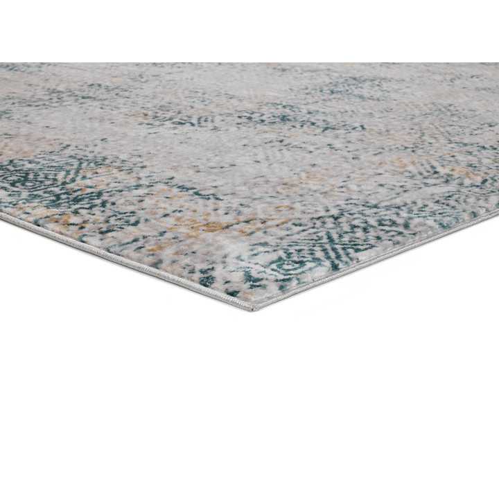 Tapete Kylie turquesa | Tapete de pele estampado | Revitex