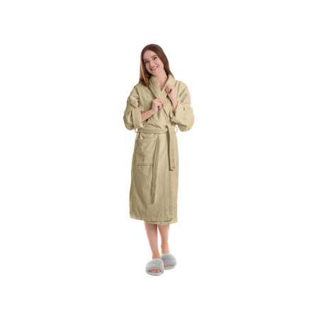 Albornoz Rizo Estela beige| Albornoz 100% algodón Barato