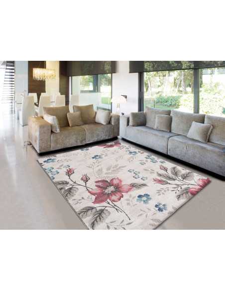 Alfombra Melody Flor| Alfombra de pelo estampada | Revitex