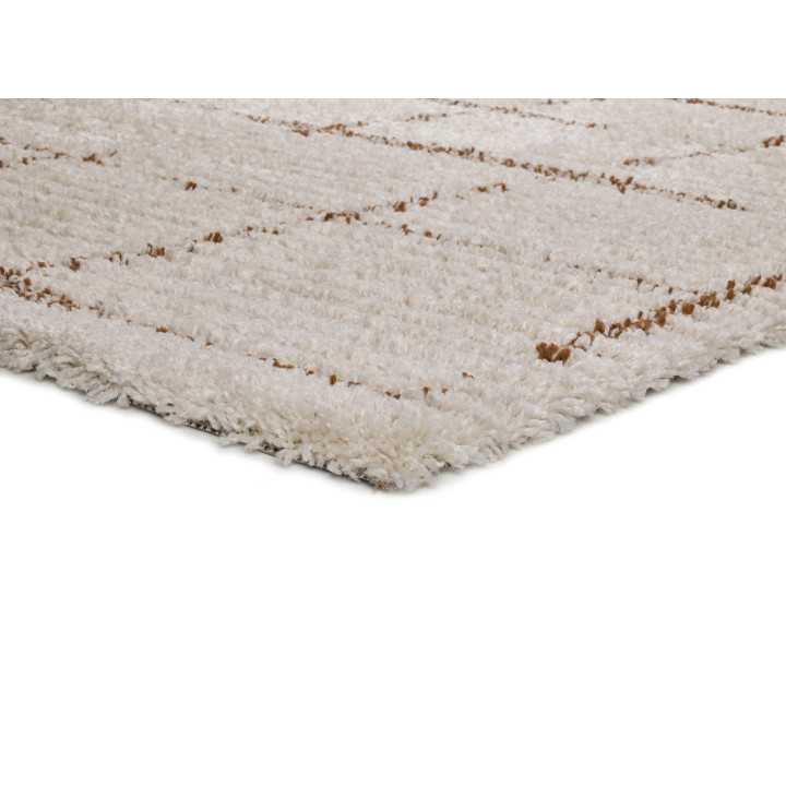 Alfombra Roy Blanco| Alfombra de pelo estampada | Revitex