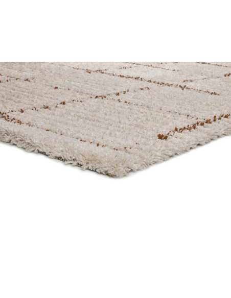 Alfombra Roy Blanco| Alfombra de pelo estampada | Revitex