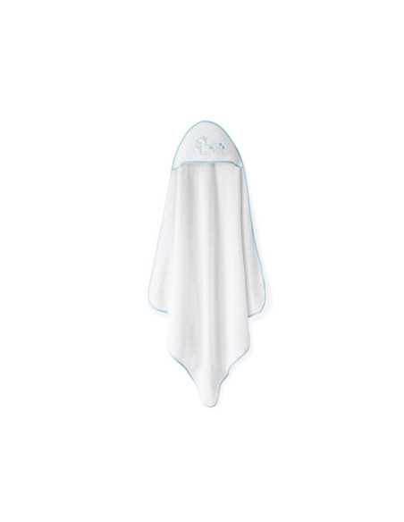 Capa e babador de banho unicórnio | Toalha de bebê | Revitex on-line