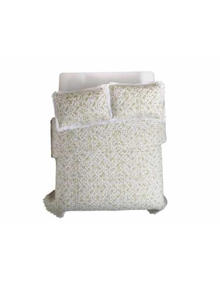 Colcha Bouti Clasen Amarelo | Colcha floral primavera-verão | Revitex