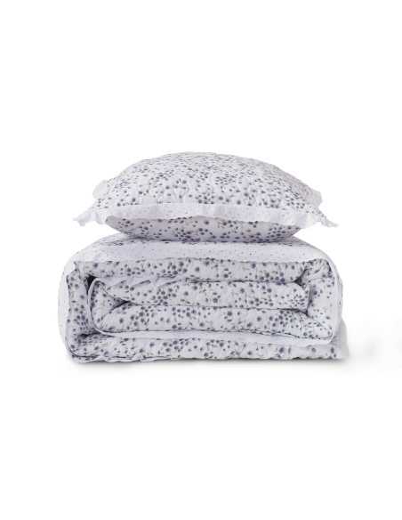 Colcha Bouti Clasen Azul| Colcha floral primavera-verano | Revitex