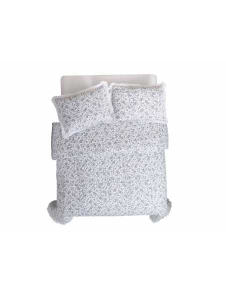 Colcha Bouti Clasen Azul| Colcha floral primavera-verano | Revitex