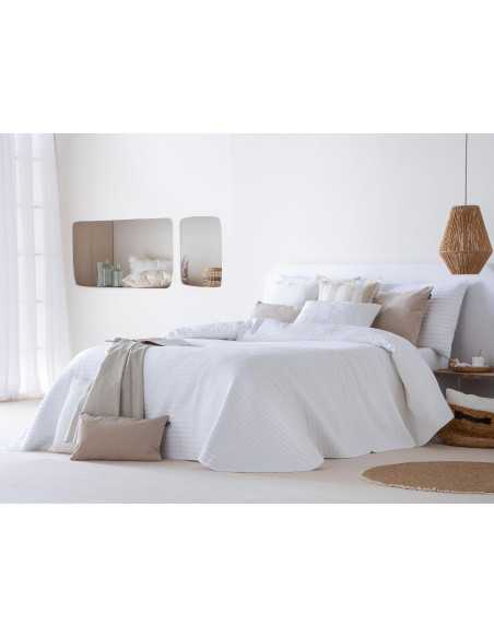 Colcha Bouti Linette branca | Colcha de verão elegante | Revitex