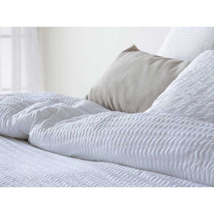 Colcha Bouti Linette branca | Colcha de verão elegante | Revitex