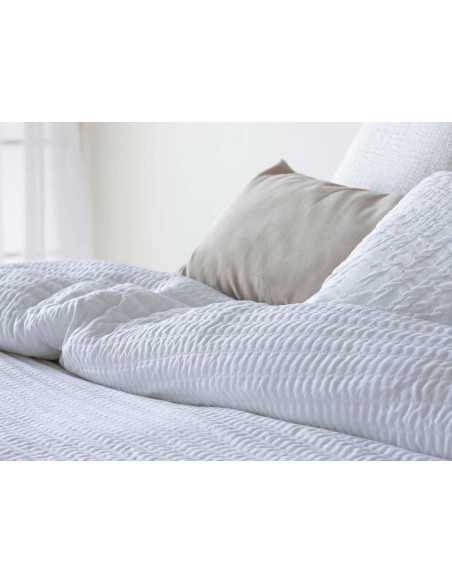 Colcha Bouti Linette branca | Colcha de verão elegante | Revitex