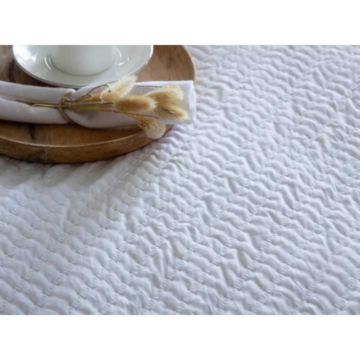 Colcha Bouti Linette branca | Colcha de verão elegante | Revitex