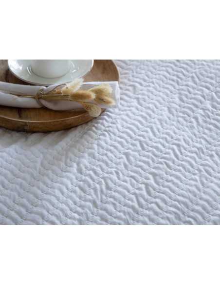 Colcha Bouti Linette branca | Colcha de verão elegante | Revitex
