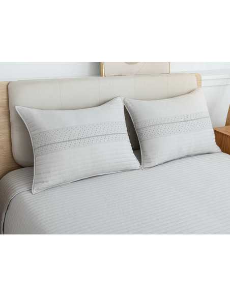 Colcha Bouti Bordada Degas | Colcha primavera verano| Revitex