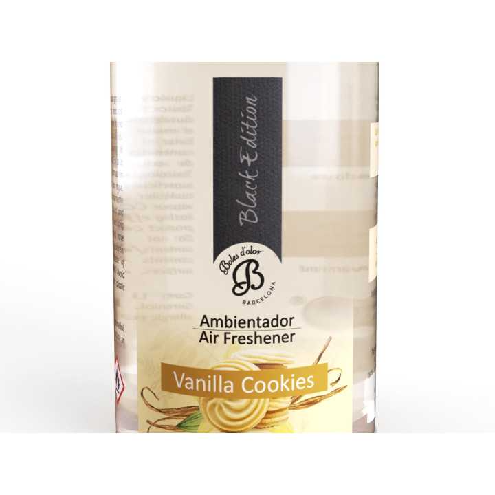 Spray ambientador Boles D'olor Black Edition Vanilla Cookies | Ambientador Instantâneo | Revitex on-line