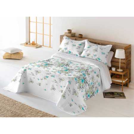 Colcha Bouti Bolzano| Colcha de Verano floral| Revitex