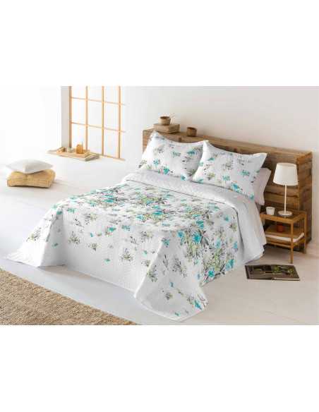 Colcha Bouti Bolzano| Colcha de Verano floral| Revitex