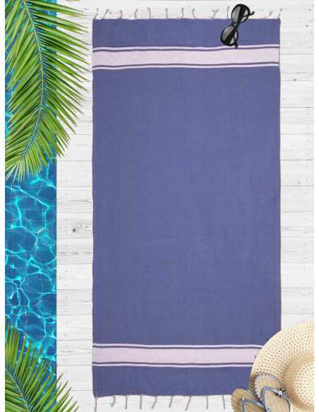 Toalha Onar Pareo Azul | Toalha de sarongue de praia | Revitex on-line