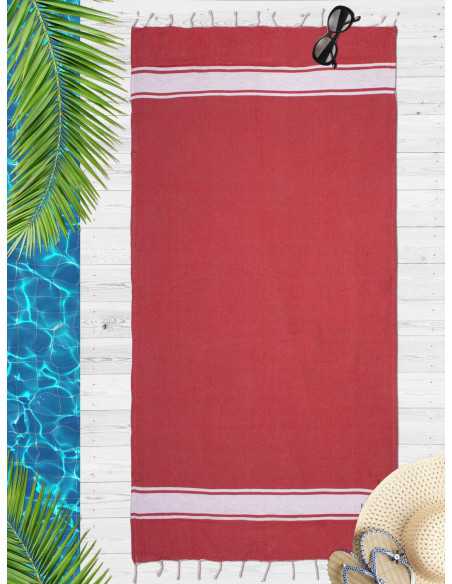 Toalla Pareo Onar Rojo| Toalla pareo playa | Revitex online