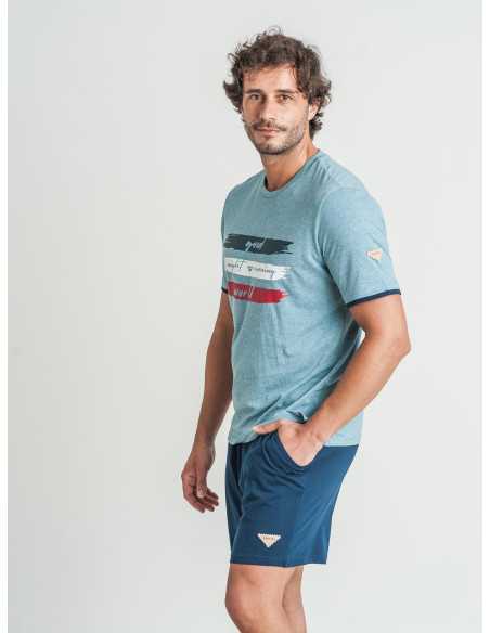 Pijama Privata World| Pijama hombre manga corta| Revitex online