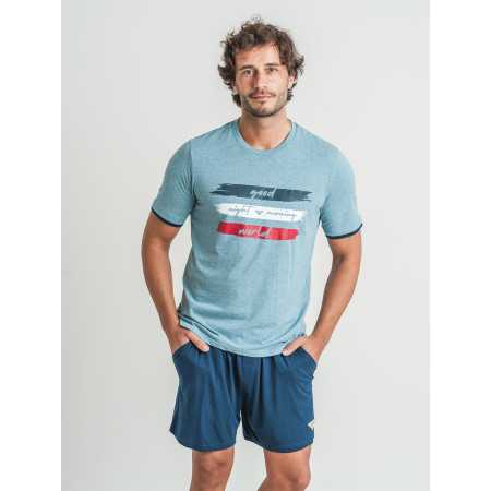 Pijama Privata World| Pijama hombre manga corta| Revitex online