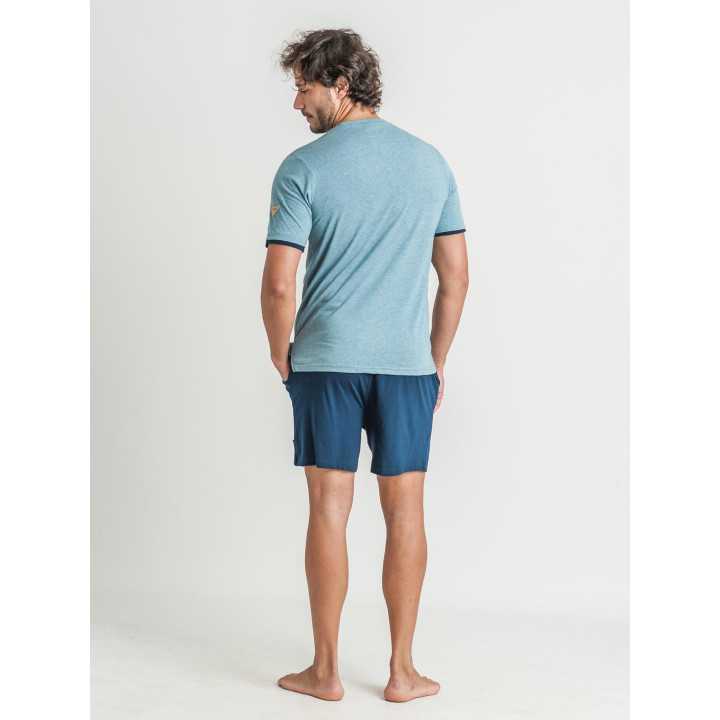 Pijama Privata World| Pijama hombre manga corta| Revitex online
