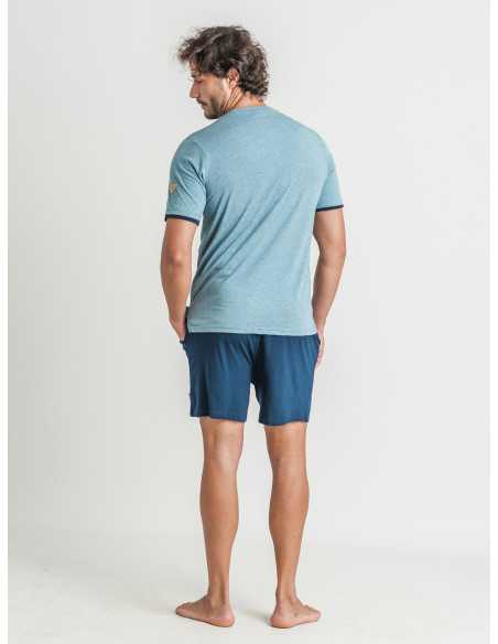 Pijama Privata World| Pijama hombre manga corta| Revitex online