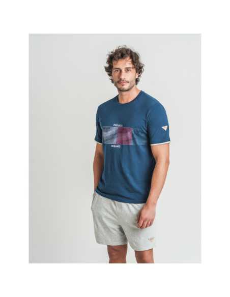 Pijama Privata Dream`s| Pijama hombre manga corta| Revitex online